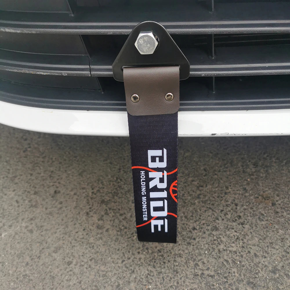 JDM Tow Strap Colorful Car Bumper Towing Belt NOS HKS Style Drift Accessory for Modified Cars and Auto Racing