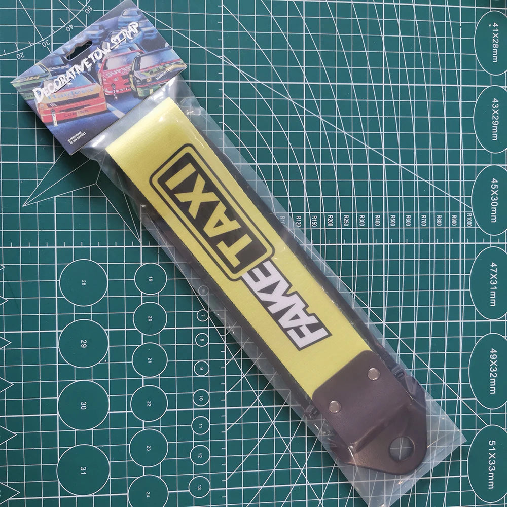 JDM Tow Strap Colorful Car Bumper Towing Belt NOS HKS Style Drift Accessory for Modified Cars and Auto Racing