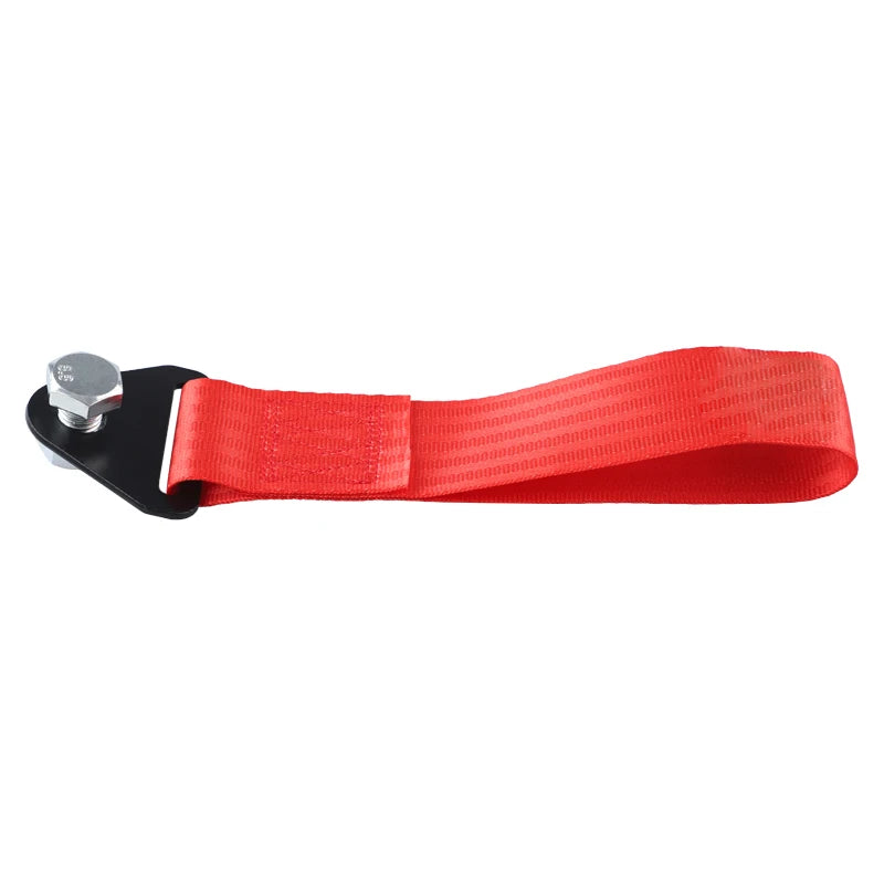 High Strength Nylon Emergency Tow Rope – Universal Racing Tow Strap with Tow Eye for Front Bumper Car Accessories and Recovery