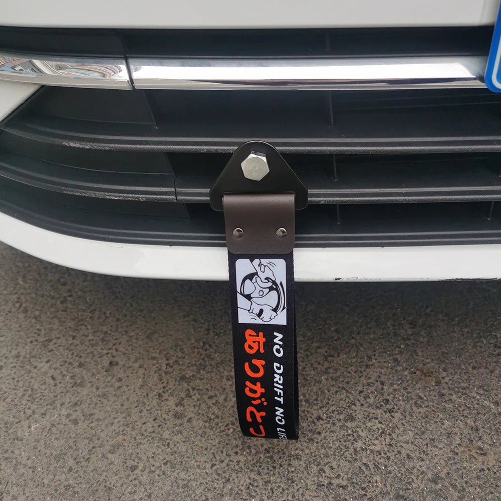 JDM Tow Strap Colorful Car Bumper Towing Belt NOS HKS Style Drift Accessory for Modified Cars and Auto Racing
