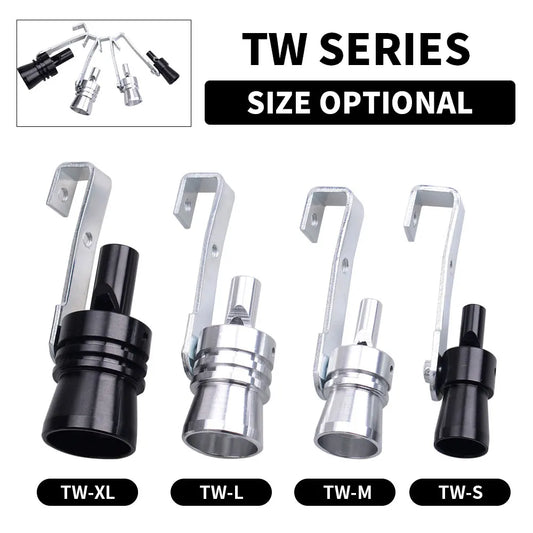 Universal Turbo Whistle Exhaust Muffler – Loud Turbo Sound Simulator Pipe for Car Styling & Performance Upgrade