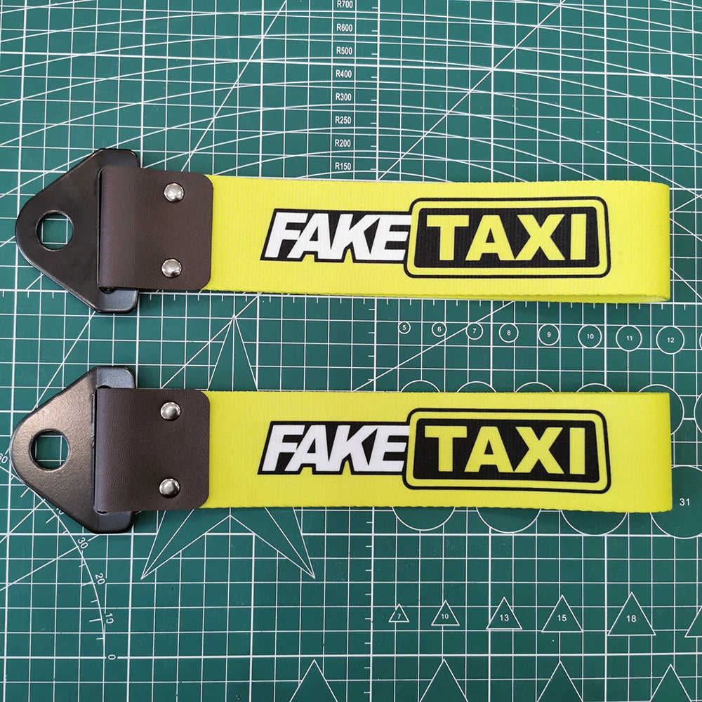 JDM Tow Strap Colorful Car Bumper Towing Belt NOS HKS Style Drift Accessory for Modified Cars and Auto Racing