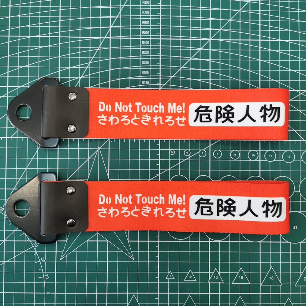 JDM Tow Strap Colorful Car Bumper Towing Belt NOS HKS Style Drift Accessory for Modified Cars and Auto Racing