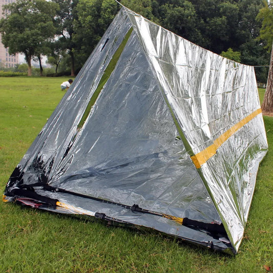 1PCS Emergency Thermal Blanket – Waterproof Survival Shelter Sleeping Bag for Outdoor Rescue & Emergency Kit