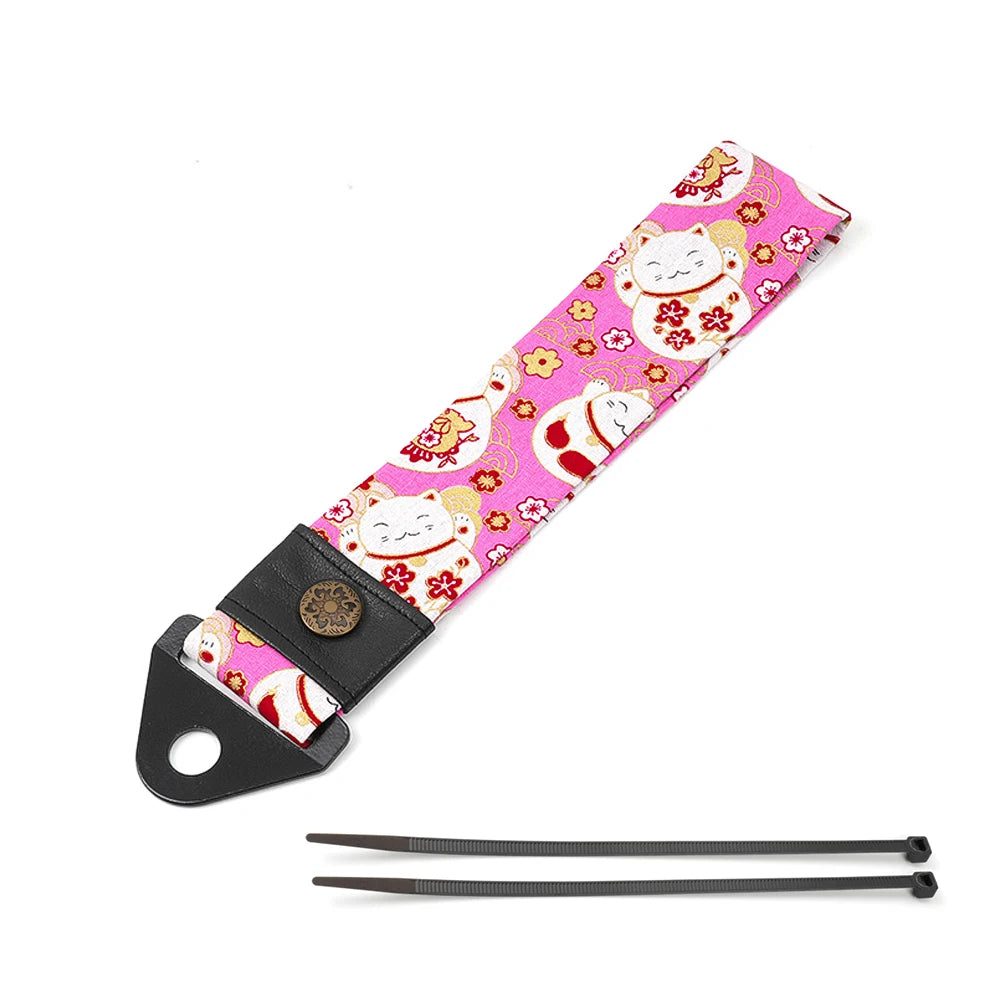 Universal JDM High-Strength Polyester Racing Tow Rope – Custom Car Tow Eye Strap Trailer BAG073