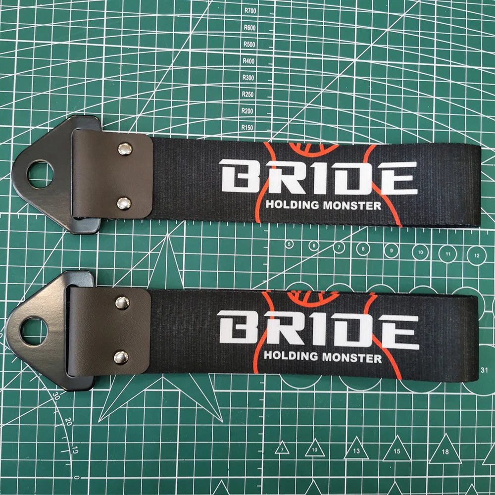 JDM Tow Strap Colorful Car Bumper Towing Belt NOS HKS Style Drift Accessory for Modified Cars and Auto Racing