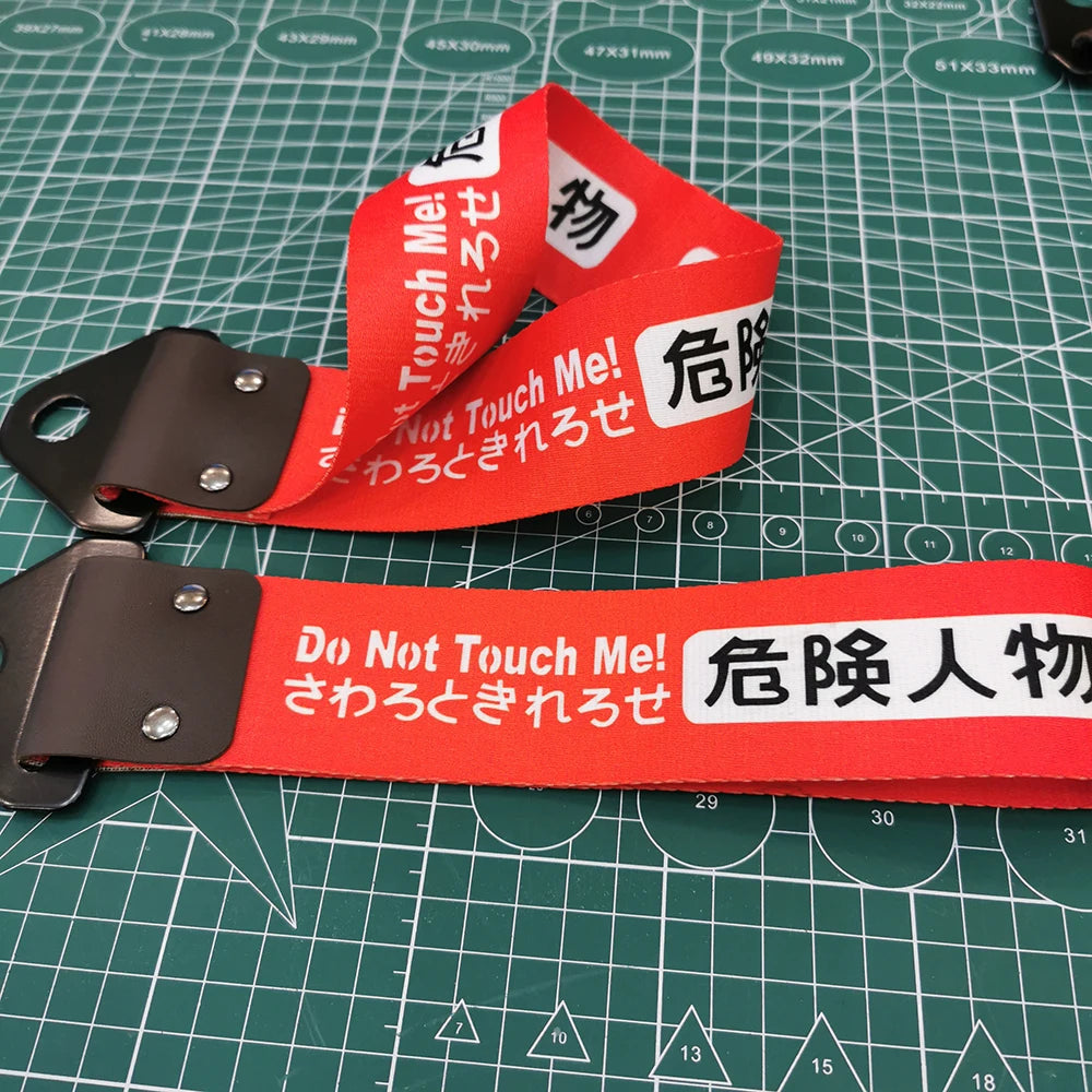 JDM Tow Strap Colorful Car Bumper Towing Belt NOS HKS Style Drift Accessory for Modified Cars and Auto Racing