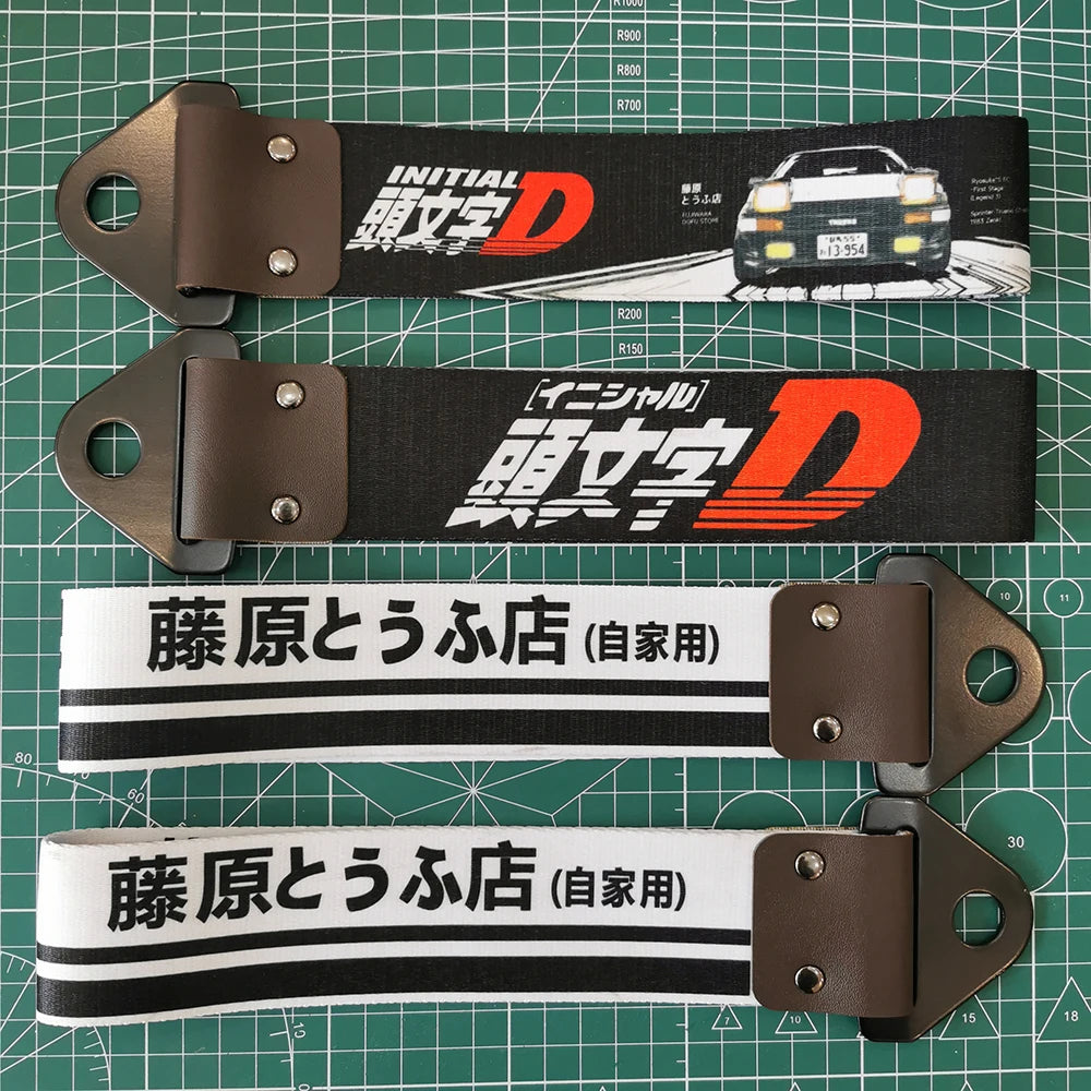 JDM Tow Strap Colorful Car Bumper Towing Belt NOS HKS Style Drift Accessory for Modified Cars and Auto Racing