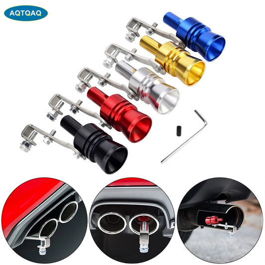 Universal Aluminum Turbo Sound Whistle – Exhaust Muffler Blow-Off Valve (BOV) Simulator Tip