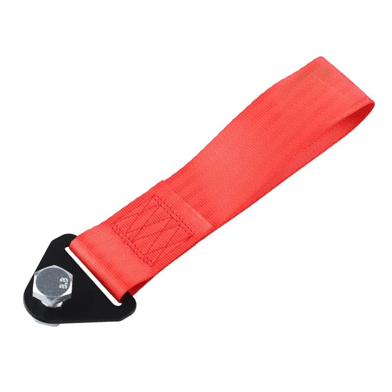 High Strength Nylon Emergency Tow Rope – Universal Racing Tow Strap with Tow Eye for Front Bumper Car Accessories and Recovery