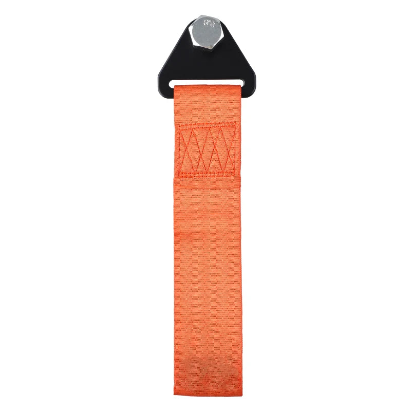 High Strength Nylon Emergency Tow Rope – Universal Racing Tow Strap with Tow Eye for Front Bumper Car Accessories and Recovery