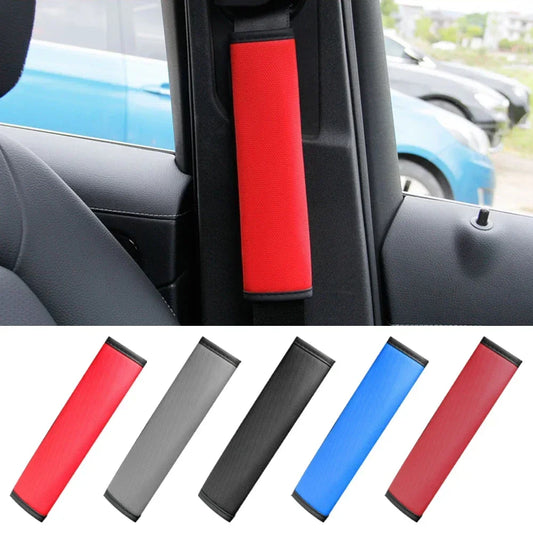 Universal Car Seat Belt Shoulder Pads – Soft Skin-Friendly Safety Belt Covers for Comfort & Protection
