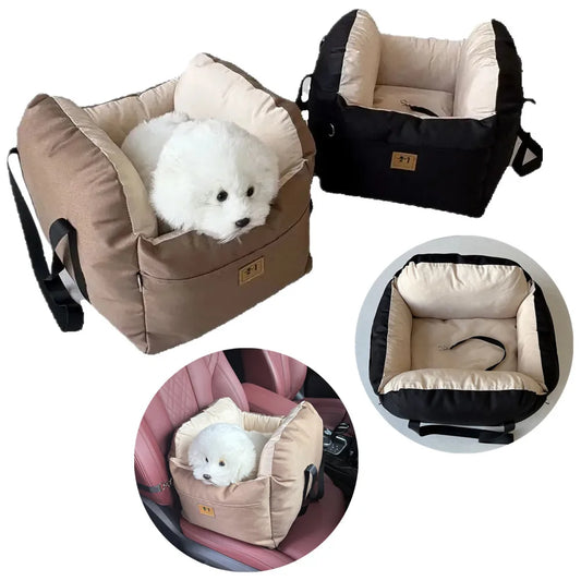 Pet Dog Car Seat Cover Safety Waterproof Puppy Nest Mat Cat Carrier Soft Comfort Travel Dog Car Seat Bed Washable Pet Carrier