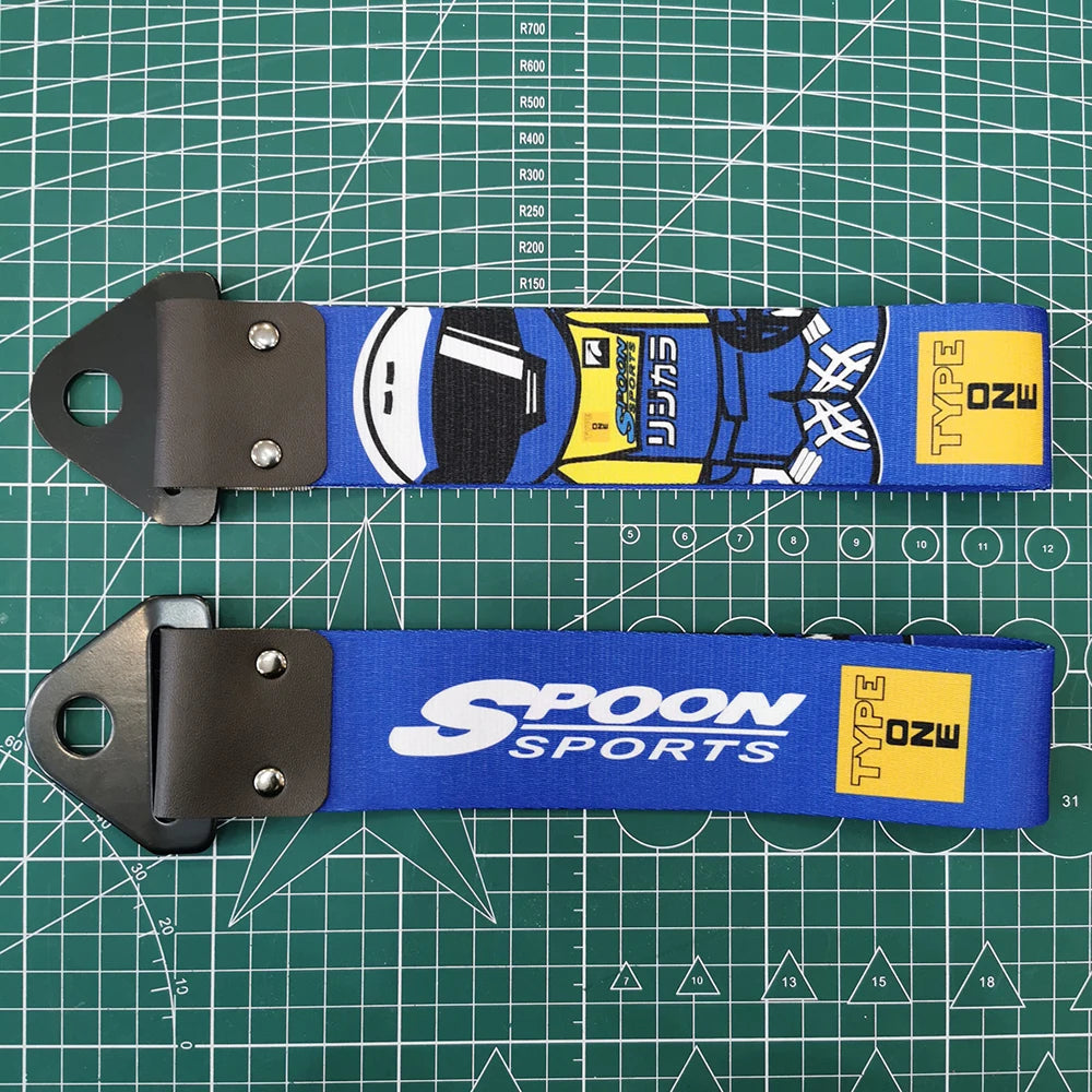 JDM Tow Strap Colorful Car Bumper Towing Belt NOS HKS Style Drift Accessory for Modified Cars and Auto Racing