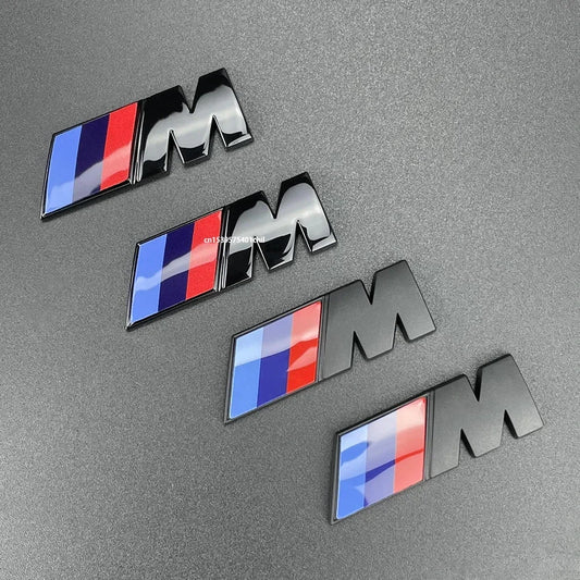 BMW M Sport Emblem Badge – Fender & Trunk Logo for E36 E39 E46 E60 E90 F10 F30 G20 X3 X5