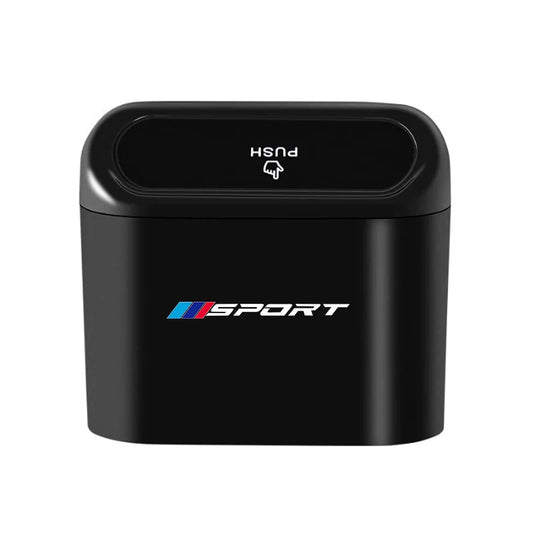 BMW E36 Hanging Trash Can – Compact Wastebasket with Lid for Car, Office & Home