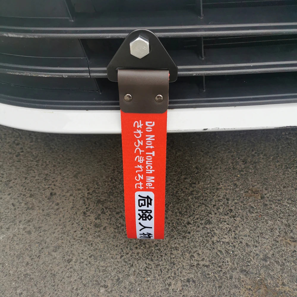JDM Tow Strap Colorful Car Bumper Towing Belt NOS HKS Style Drift Accessory for Modified Cars and Auto Racing