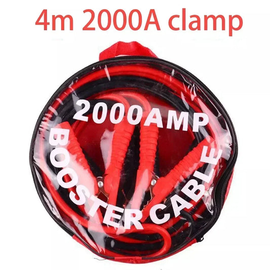 4M 2000A Heavy Duty Car Battery Jump Starter Cable – Quick Start Power Booster for Car SUV Truck Emergency Ignition