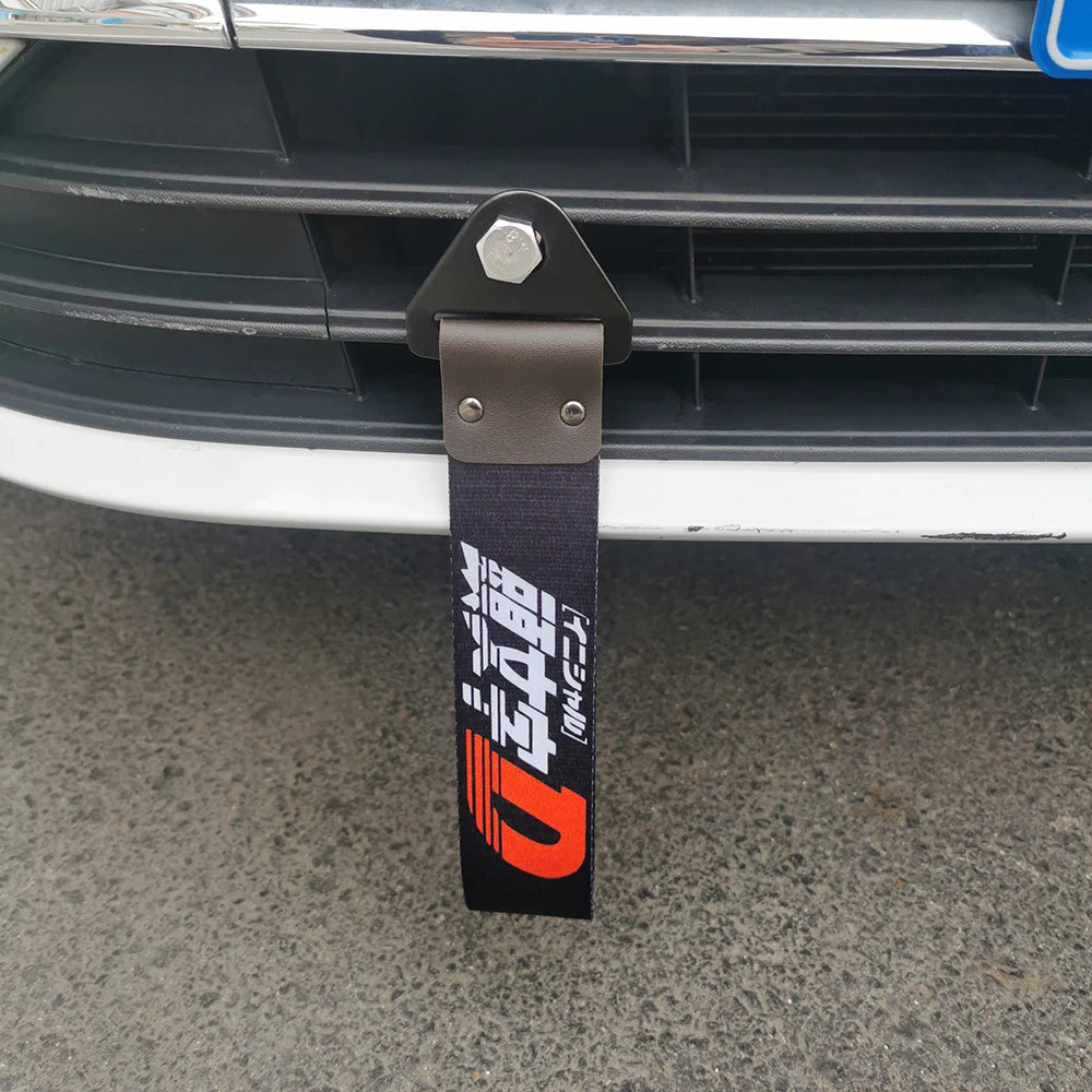 JDM Tow Strap Colorful Car Bumper Towing Belt NOS HKS Style Drift Accessory for Modified Cars and Auto Racing