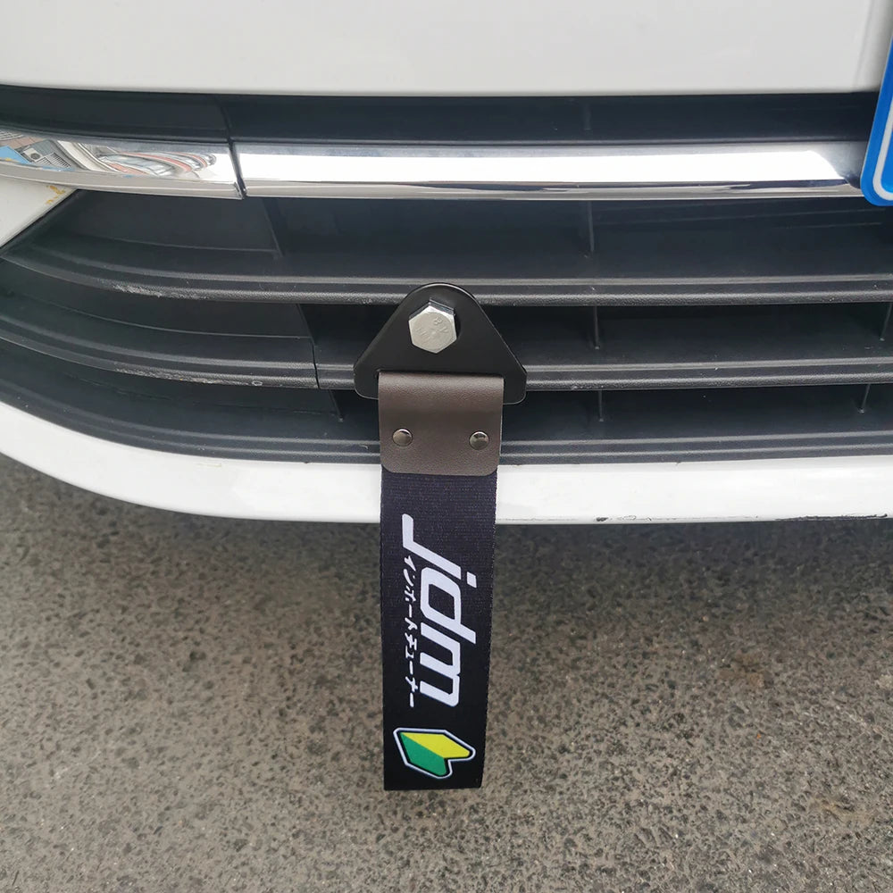 JDM Tow Strap Colorful Car Bumper Towing Belt NOS HKS Style Drift Accessory for Modified Cars and Auto Racing